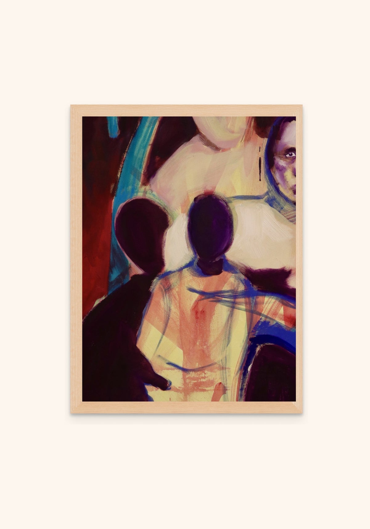 The Gathering by Havva Malyalizade, framed art print