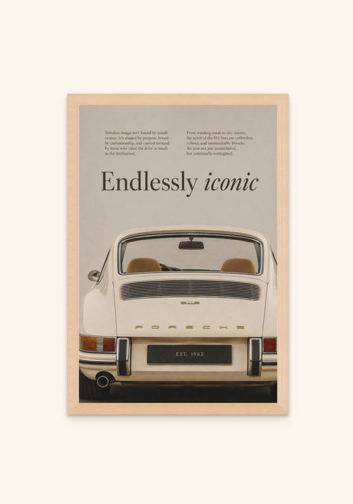 Iconic vintage art print in a frame — Art Spectrum