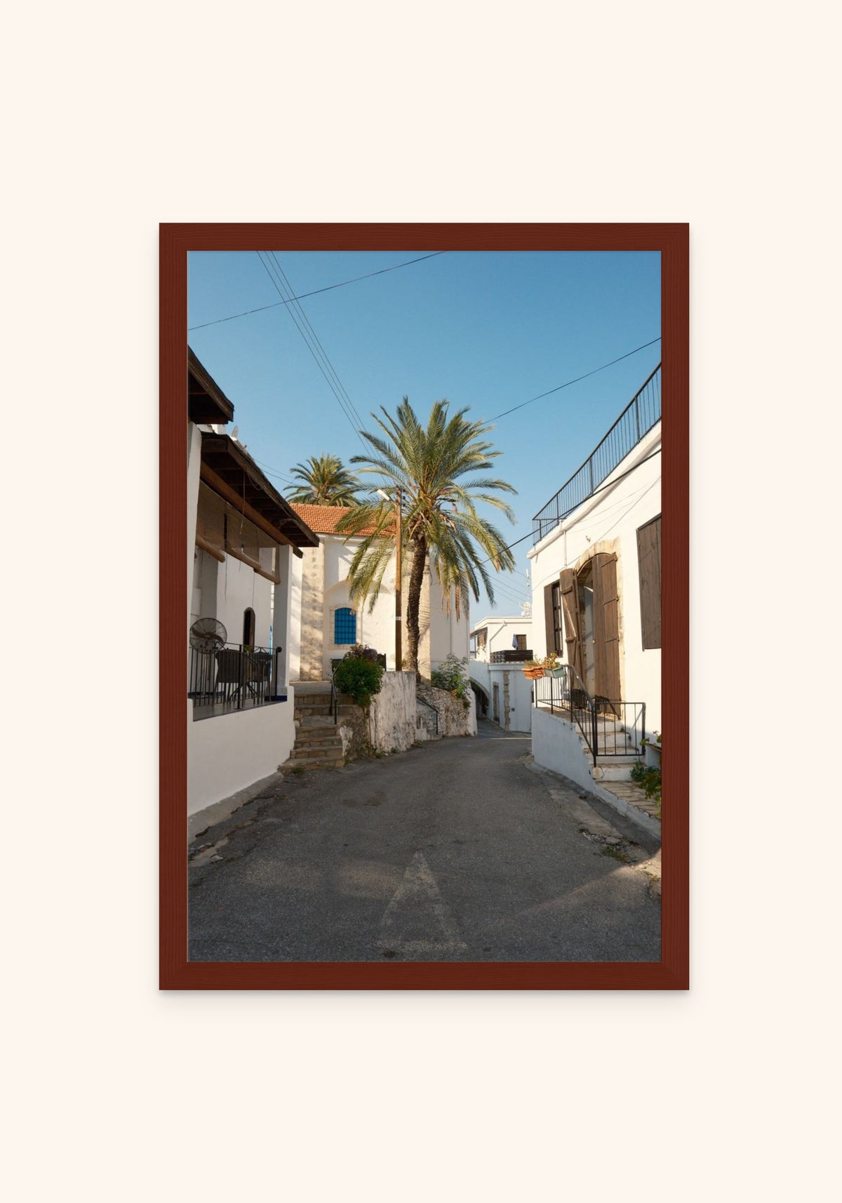 Karmi framed print in an espresso frame — Art Spectrum