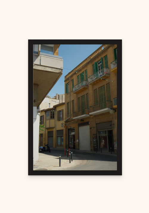 Ledras framed print in a black frame — Art Spectrum