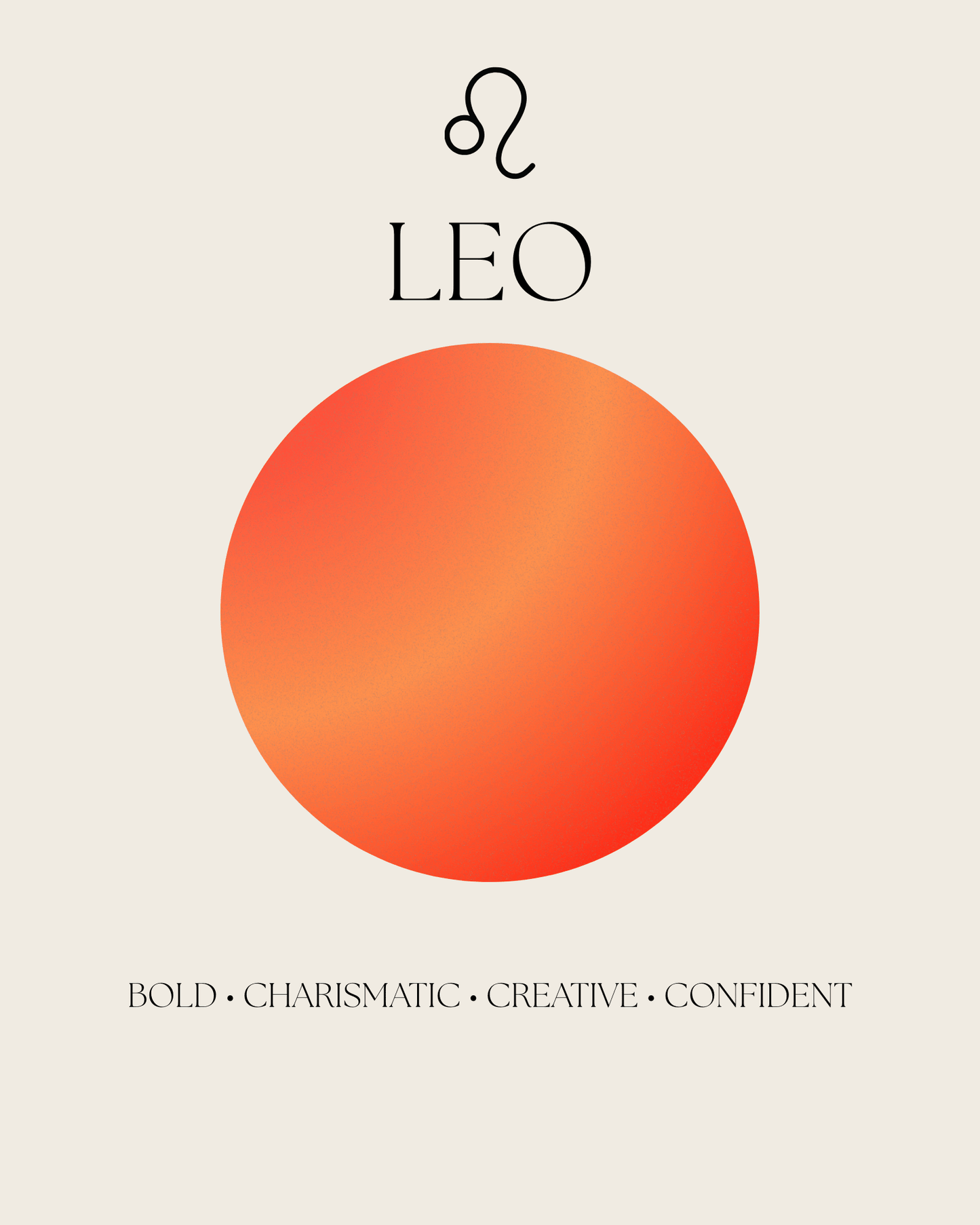 Leo Zodiac Sign - Art Spectrum