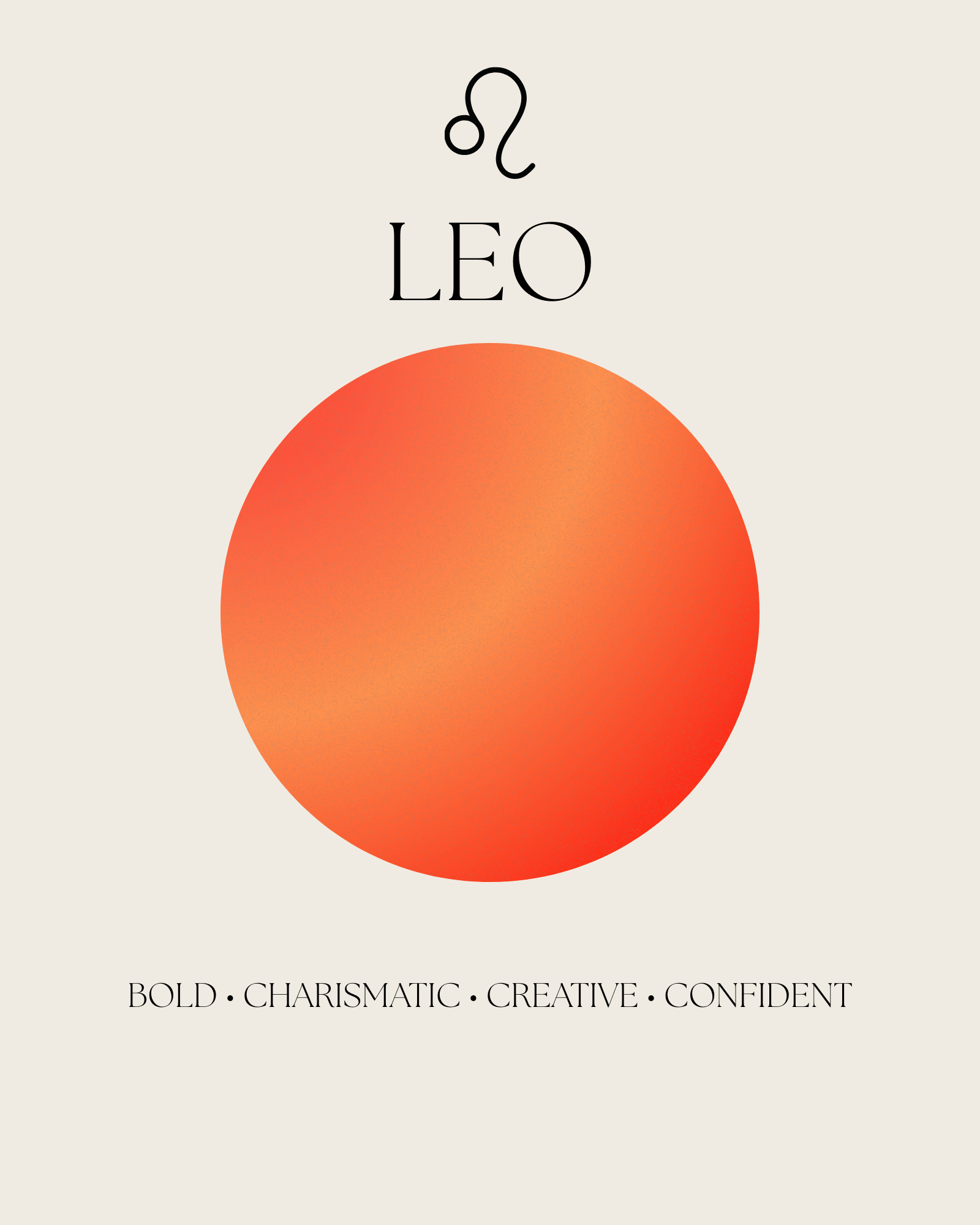 Leo Zodiac Sign - Art Spectrum