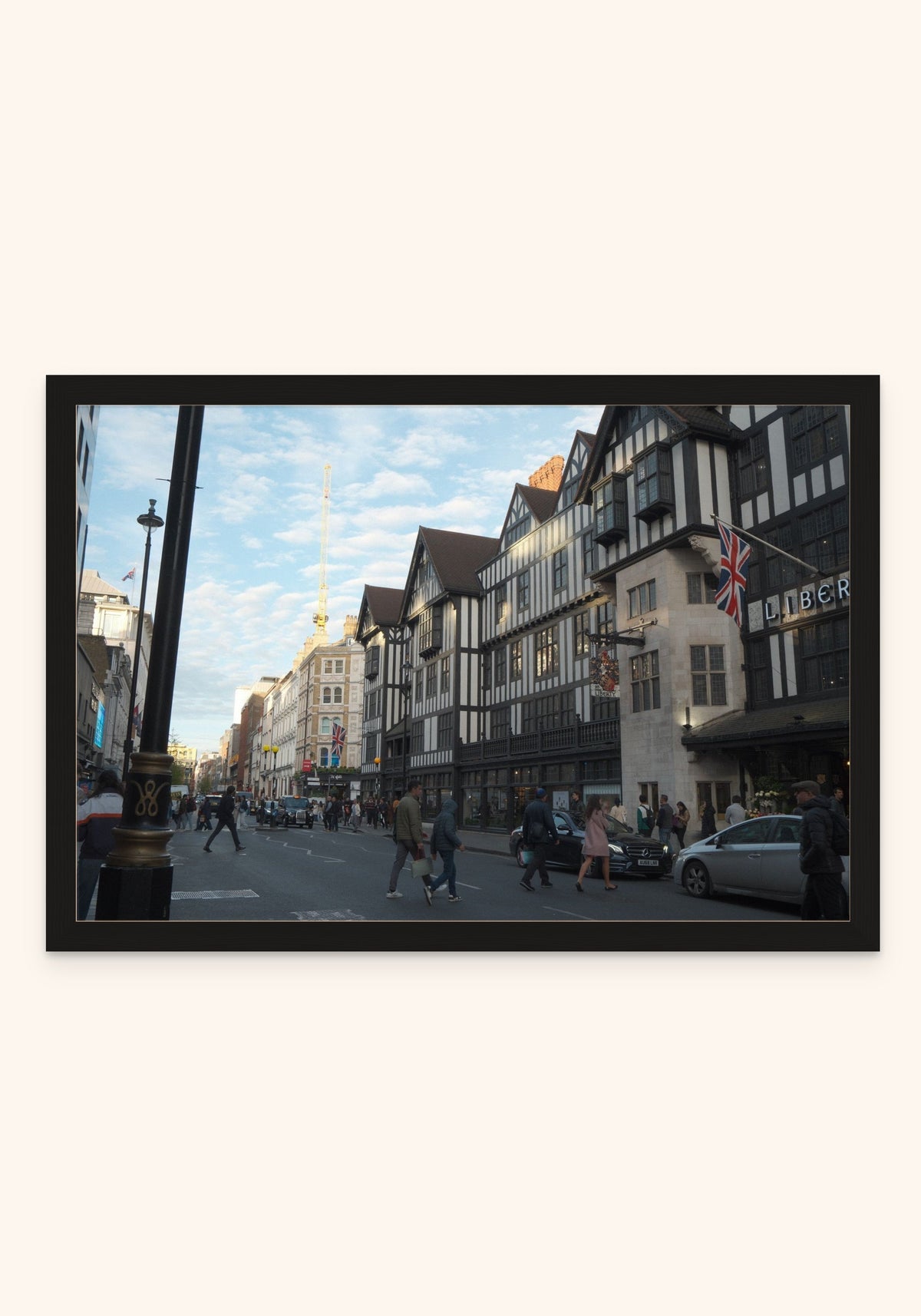 Liberty London framed print in a black frame — Art Spectrum