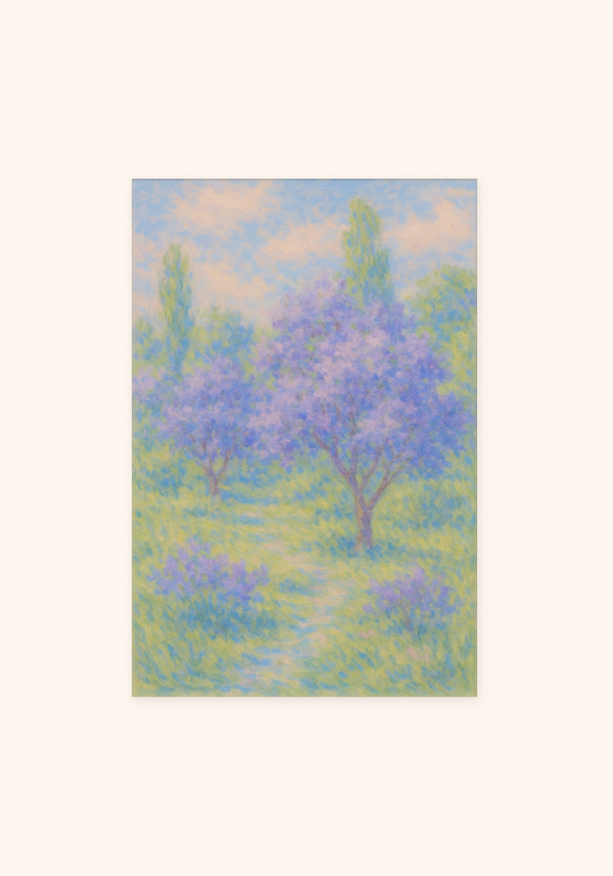 Lilac art print, unframed — Art Spectrum