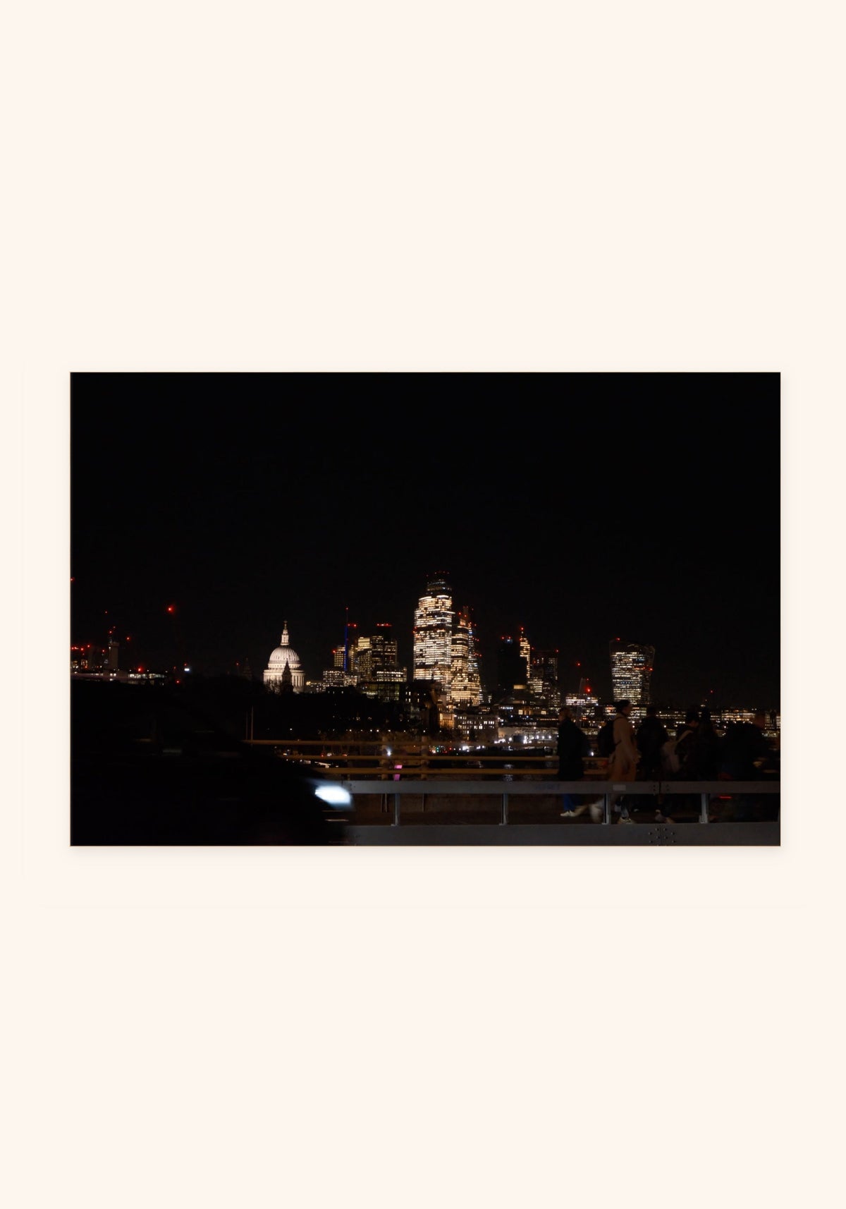 London In The Night art print, unframed — Art Spectrum