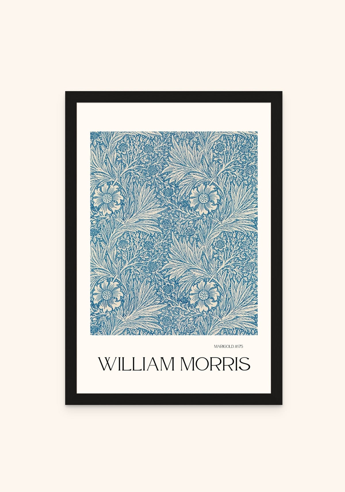 Marigold framed print in a black frame — Art Spectrum