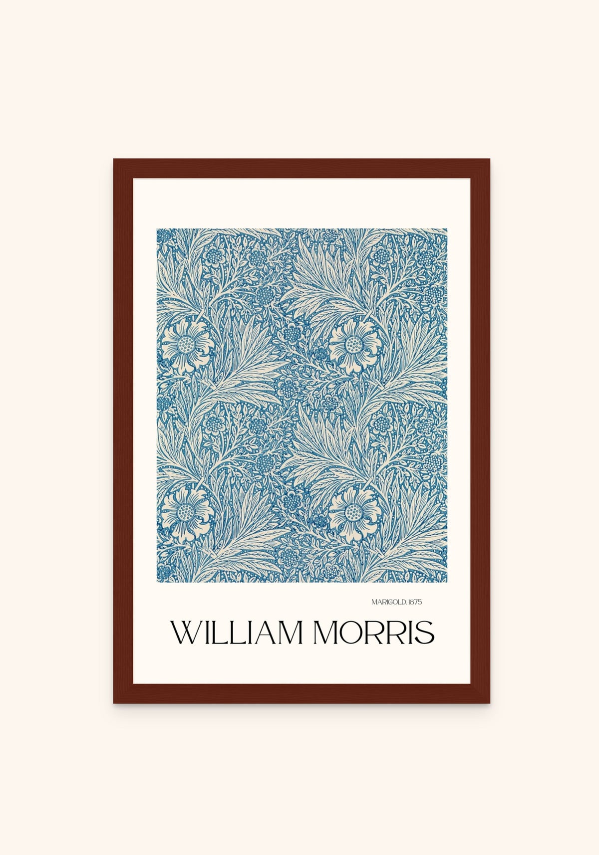 Marigold framed print in an espresso frame — Art Spectrum