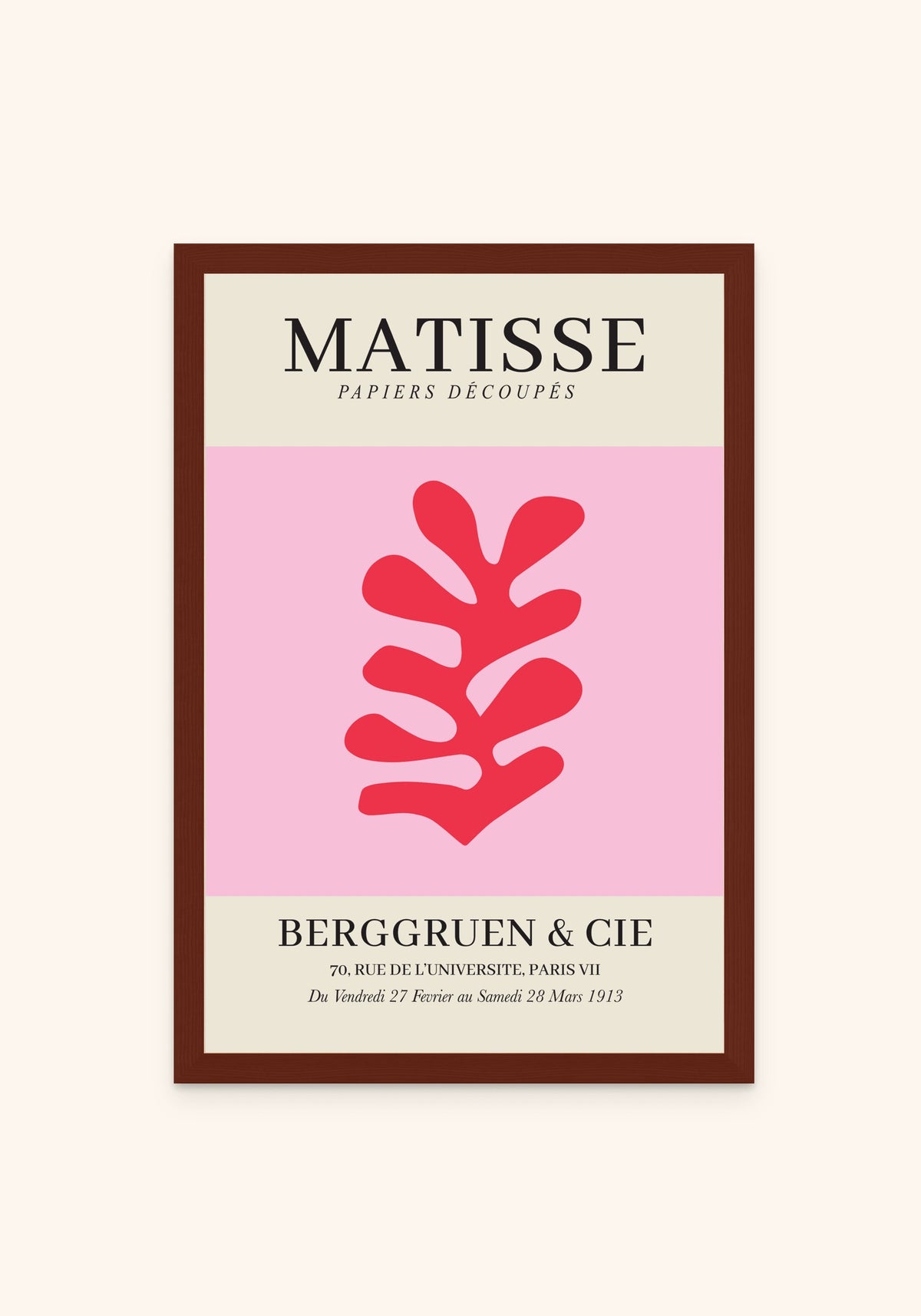 Matisse Art 11 framed print in an espresso frame — Art Spectrum