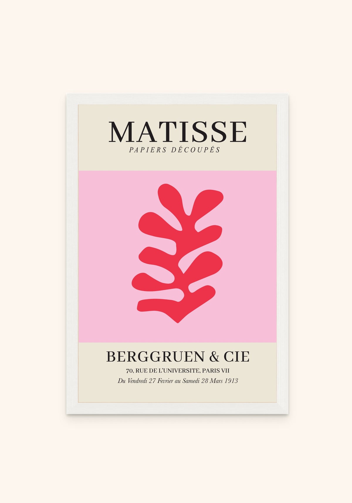 Matisse Art 11 framed print in a white frame — Art Spectrum
