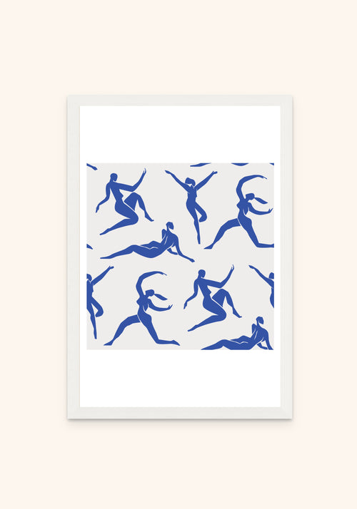 Matisse Art 13 framed print in a white frame — Art Spectrum