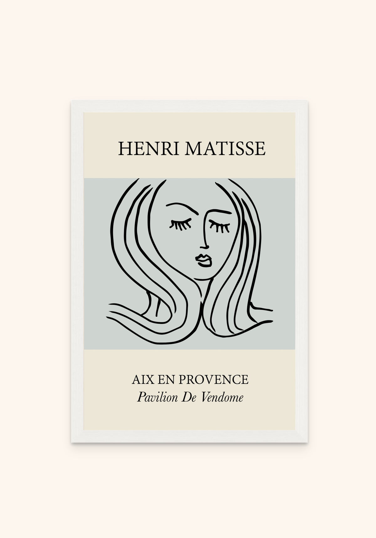 Matisse Art 18 framed print in a white frame — Art Spectrum
