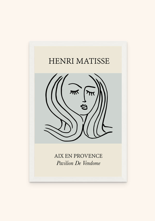 Matisse Art 18 framed print in a white frame — Art Spectrum