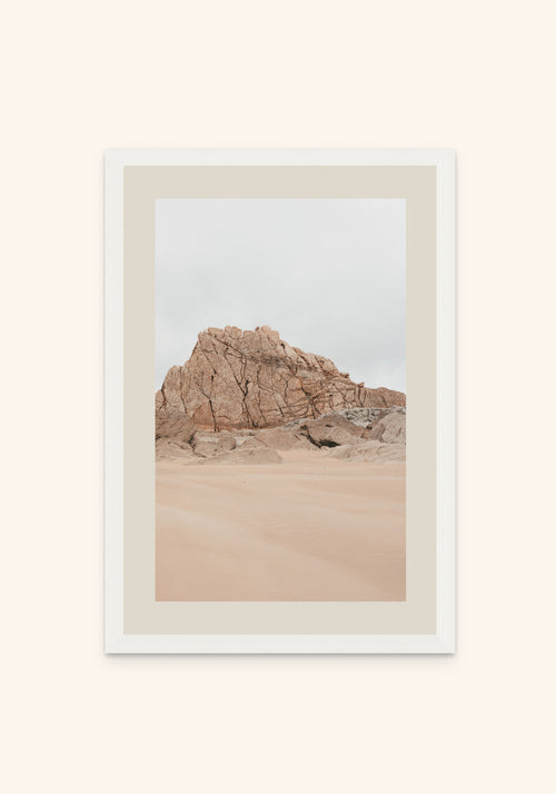 Monolith framed print in a white frame — Art Spectrum