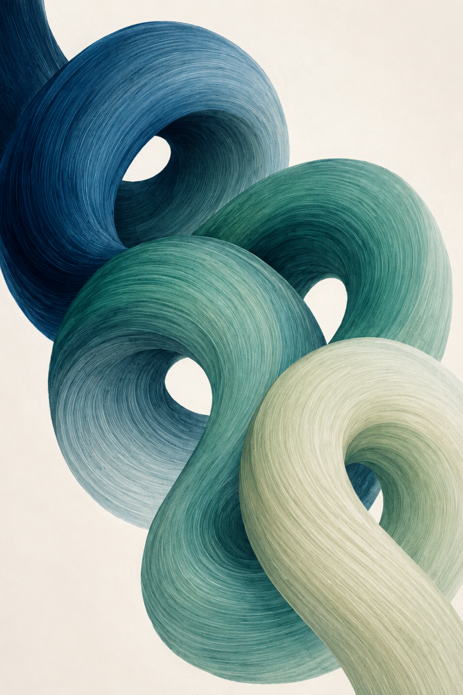 Ocean Knot texture art print — Art Spectrum