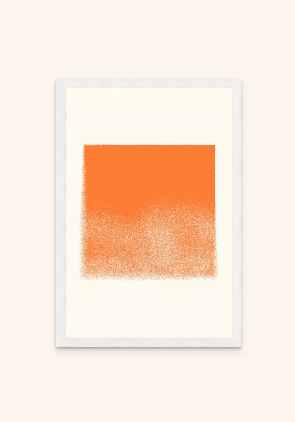 Orange Box framed print in a white frame — Art Spectrum