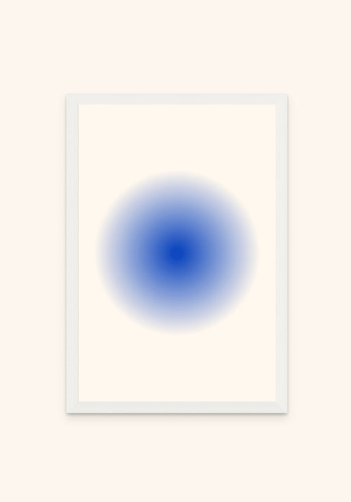 Origin framed print in a white frame — Art Spectrum