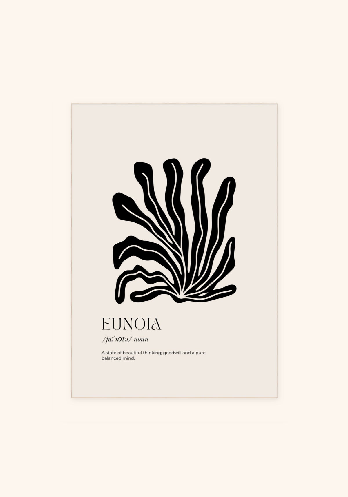 Quotes Eunoia art print, unframed — Art Spectrum