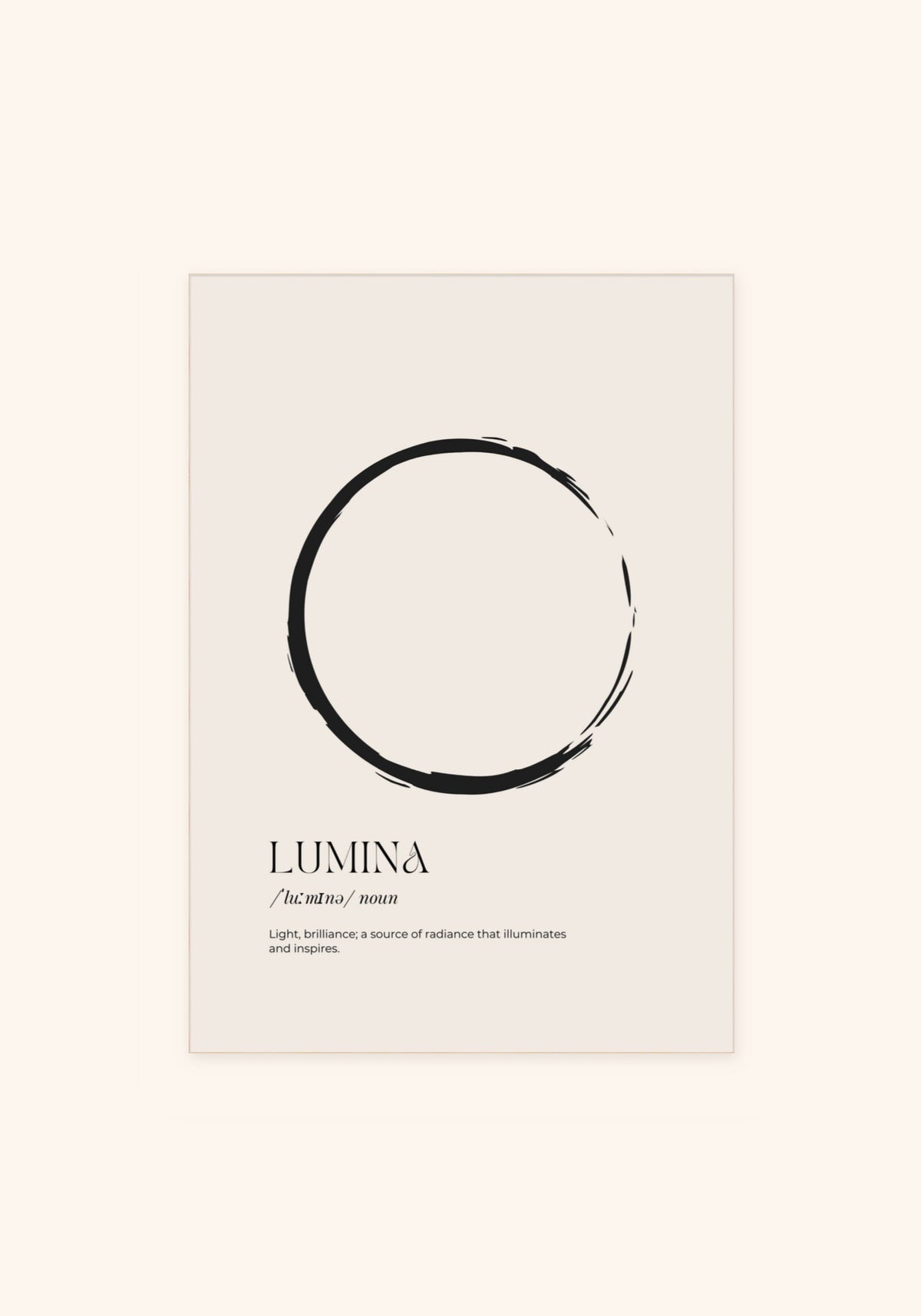 Quotes Lumina art print, unframed — Art Spectrum