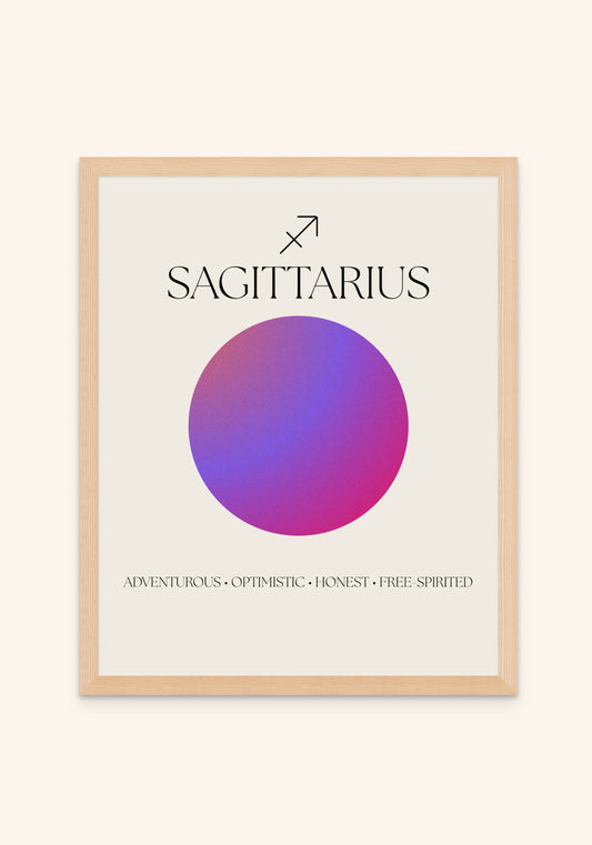 Sagittarius Zodiac Sign - Art Spectrum