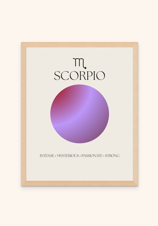 Scorpio Zodiac Sign - Art Spectrum