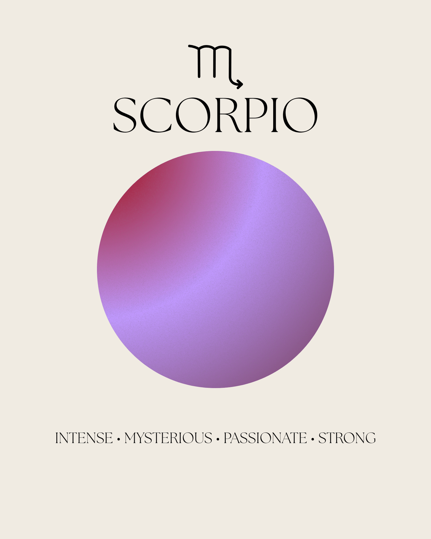 Scorpio Zodiac Sign - Art Spectrum