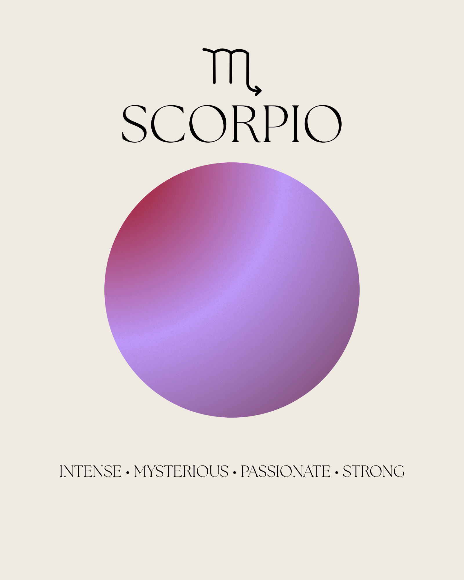 Scorpio Zodiac Sign - Art Spectrum