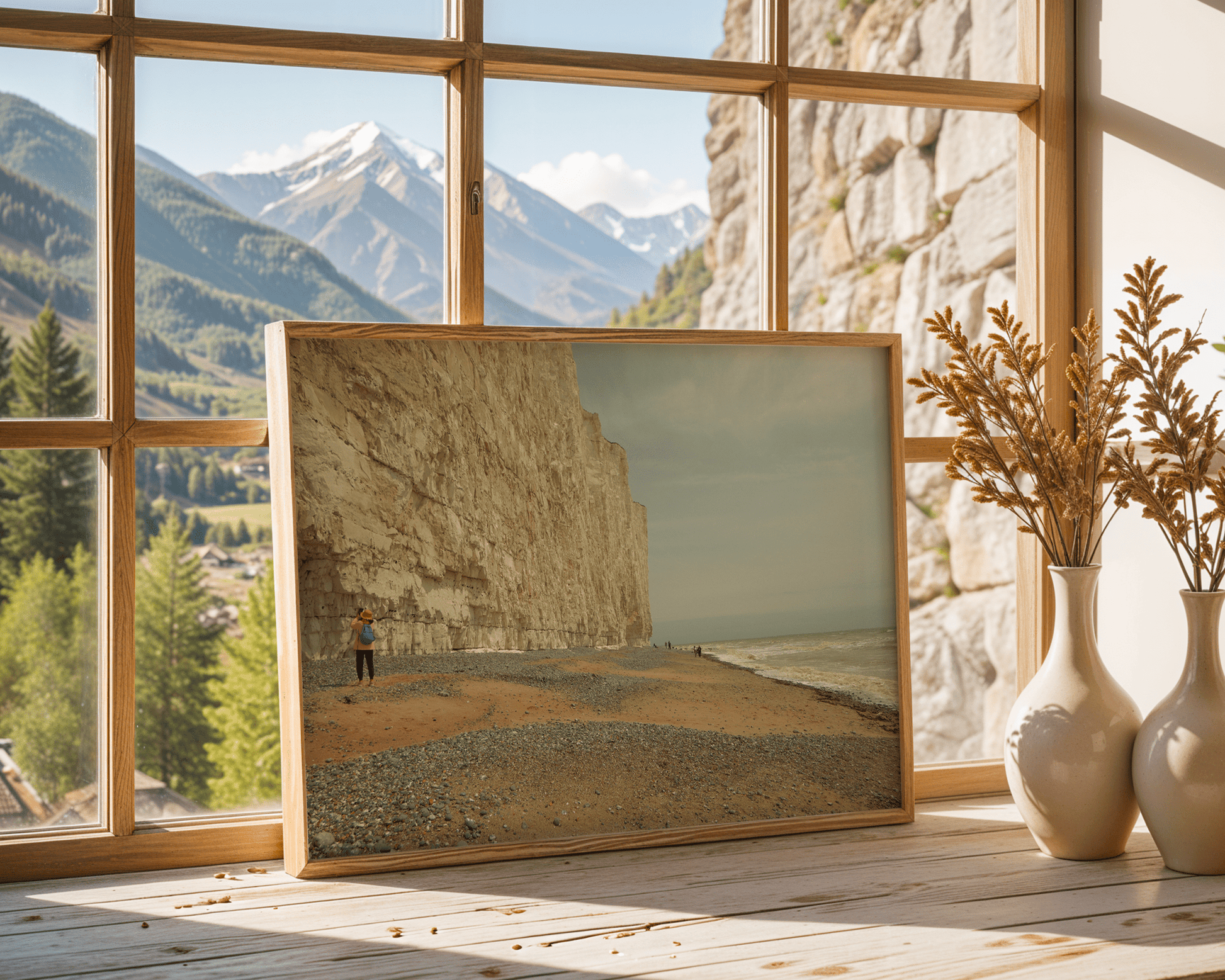 Seven Sisters Cliffs Beach Sussex - Art Spectrum