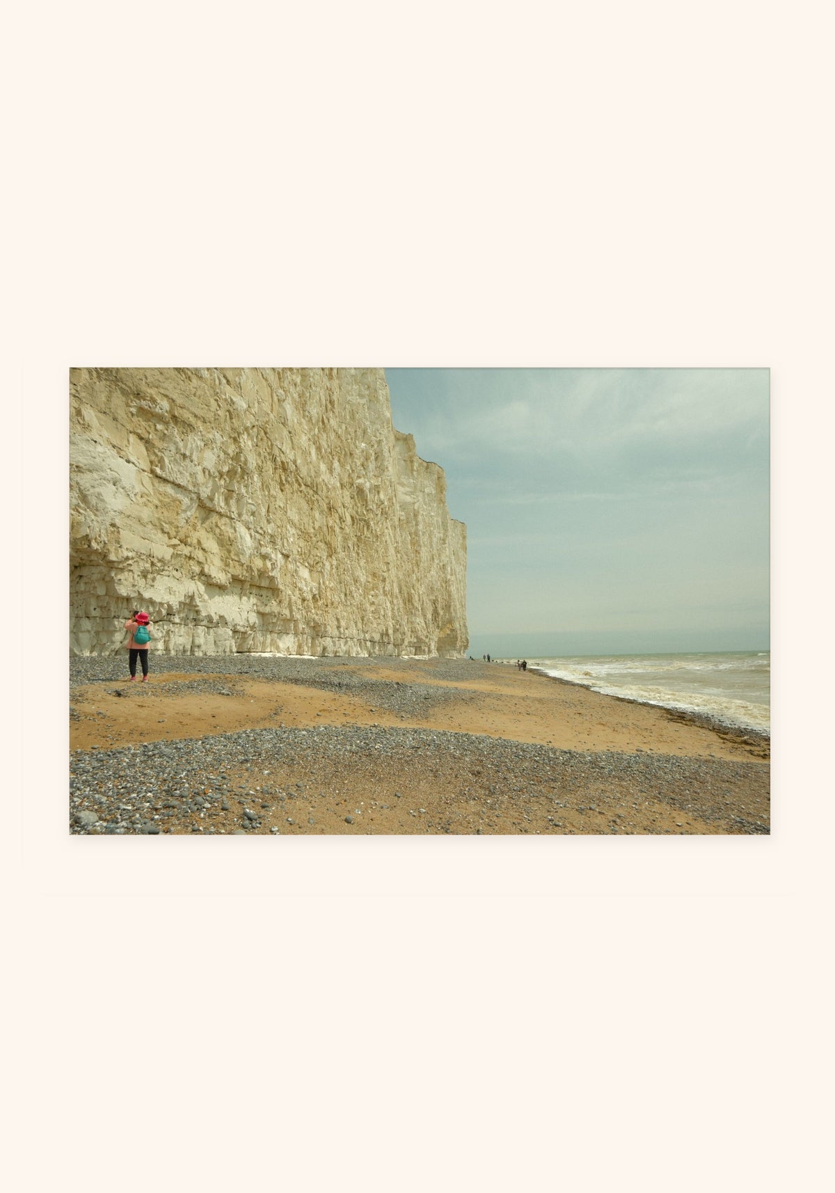 Seven Sisters Cliffs Beach Sussex art print, unframed — Art Spectrum