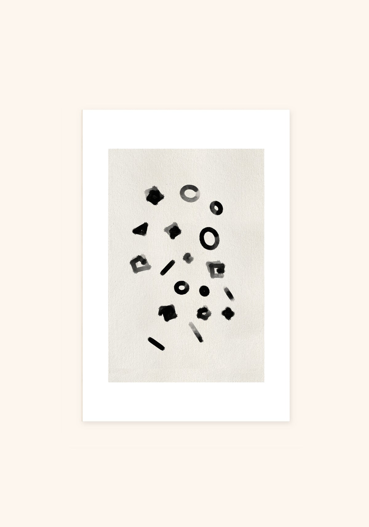Shapes art print, unframed — Art Spectrum