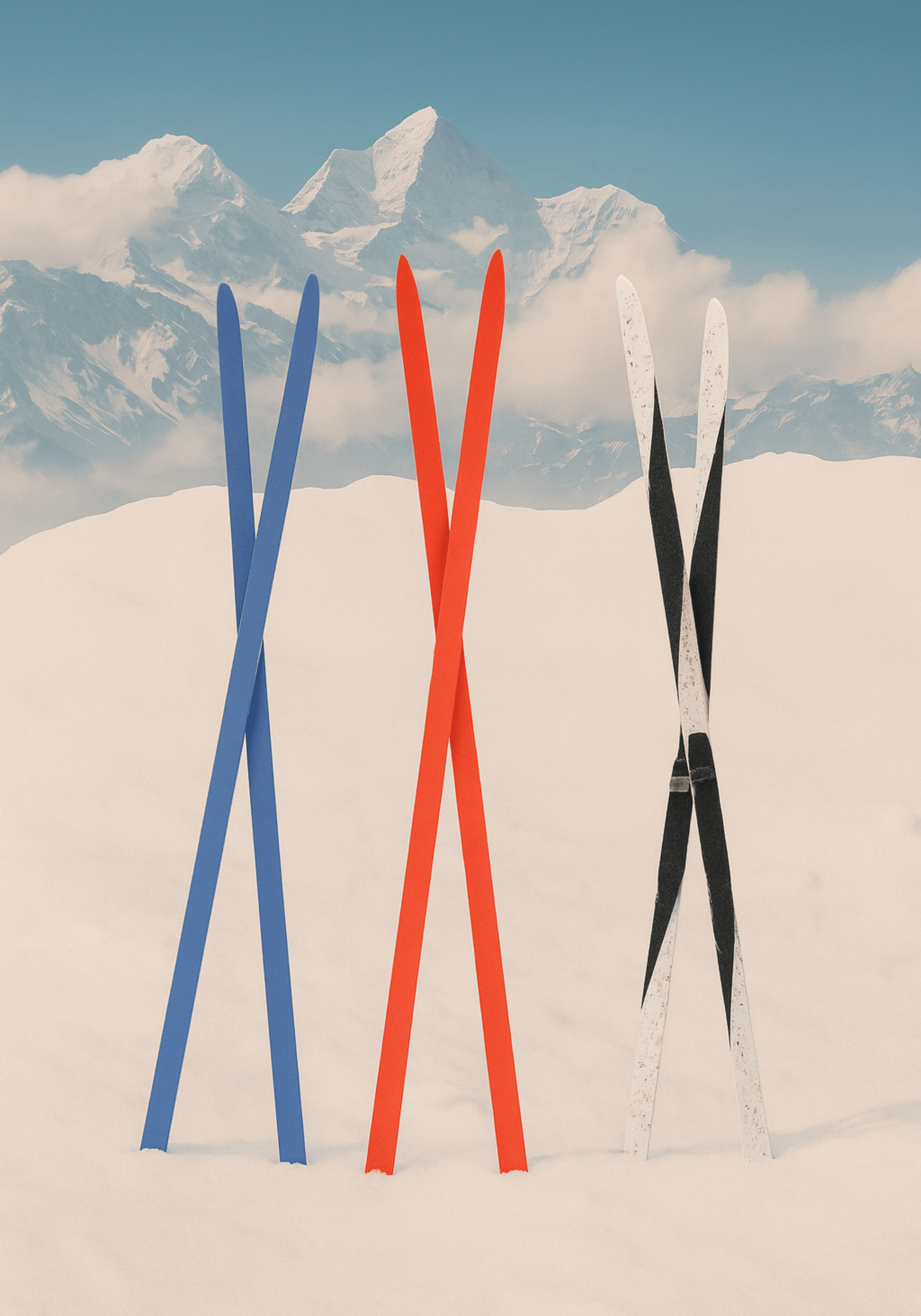Ski Trio - Art Spectrum