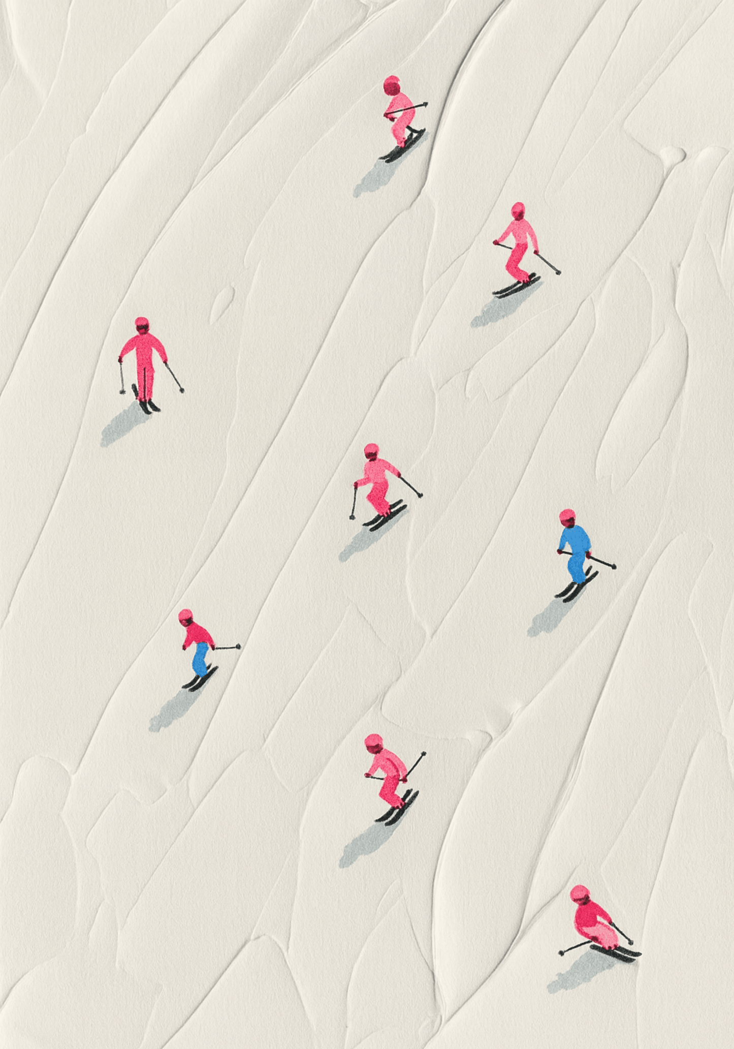 Skiers - Art Spectrum