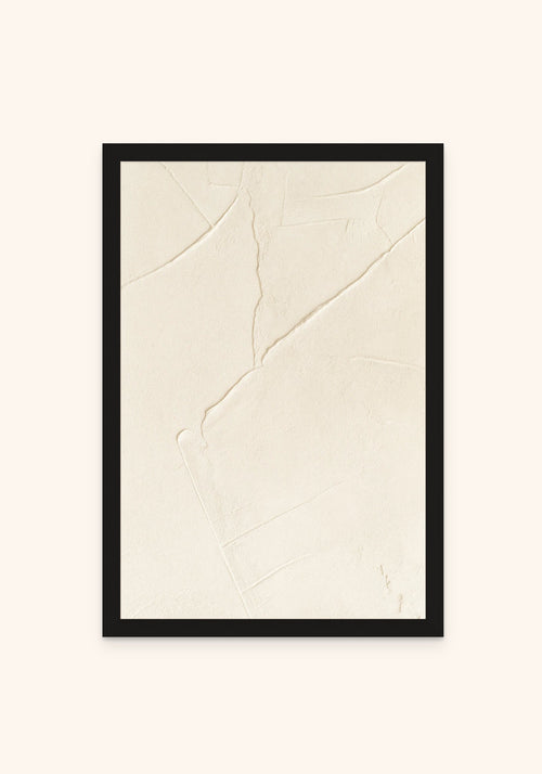 Trace framed print in a black frame — Art Spectrum