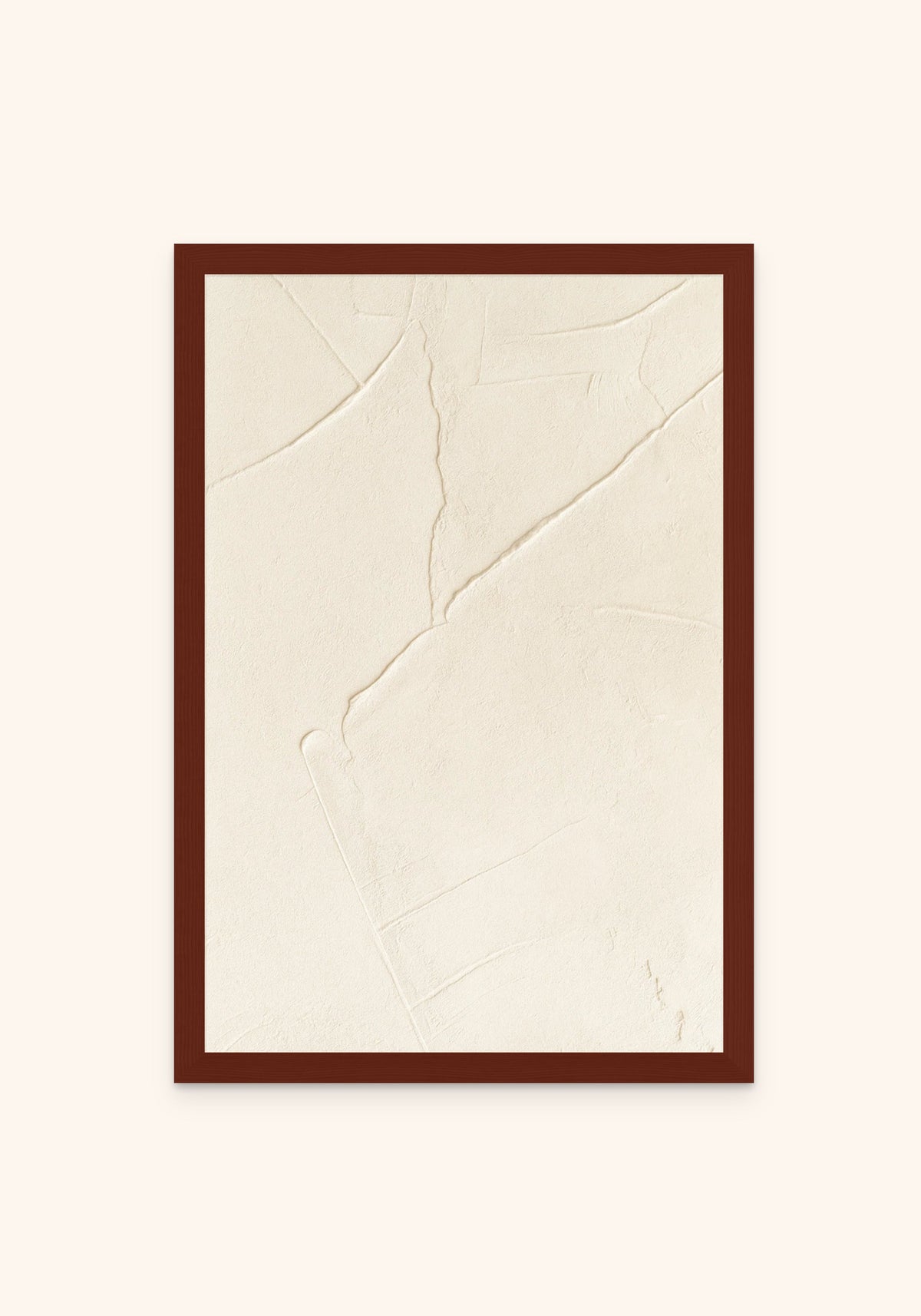 Trace framed print in an espresso frame — Art Spectrum