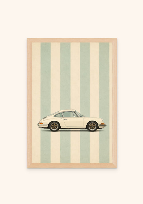 Vintage Car vintage art print in a frame — Art Spectrum