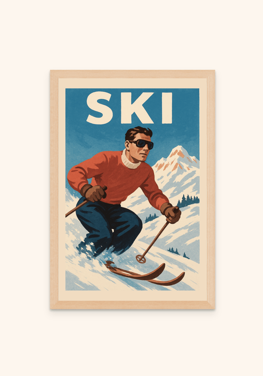 Vintage Ski - Art Spectrum