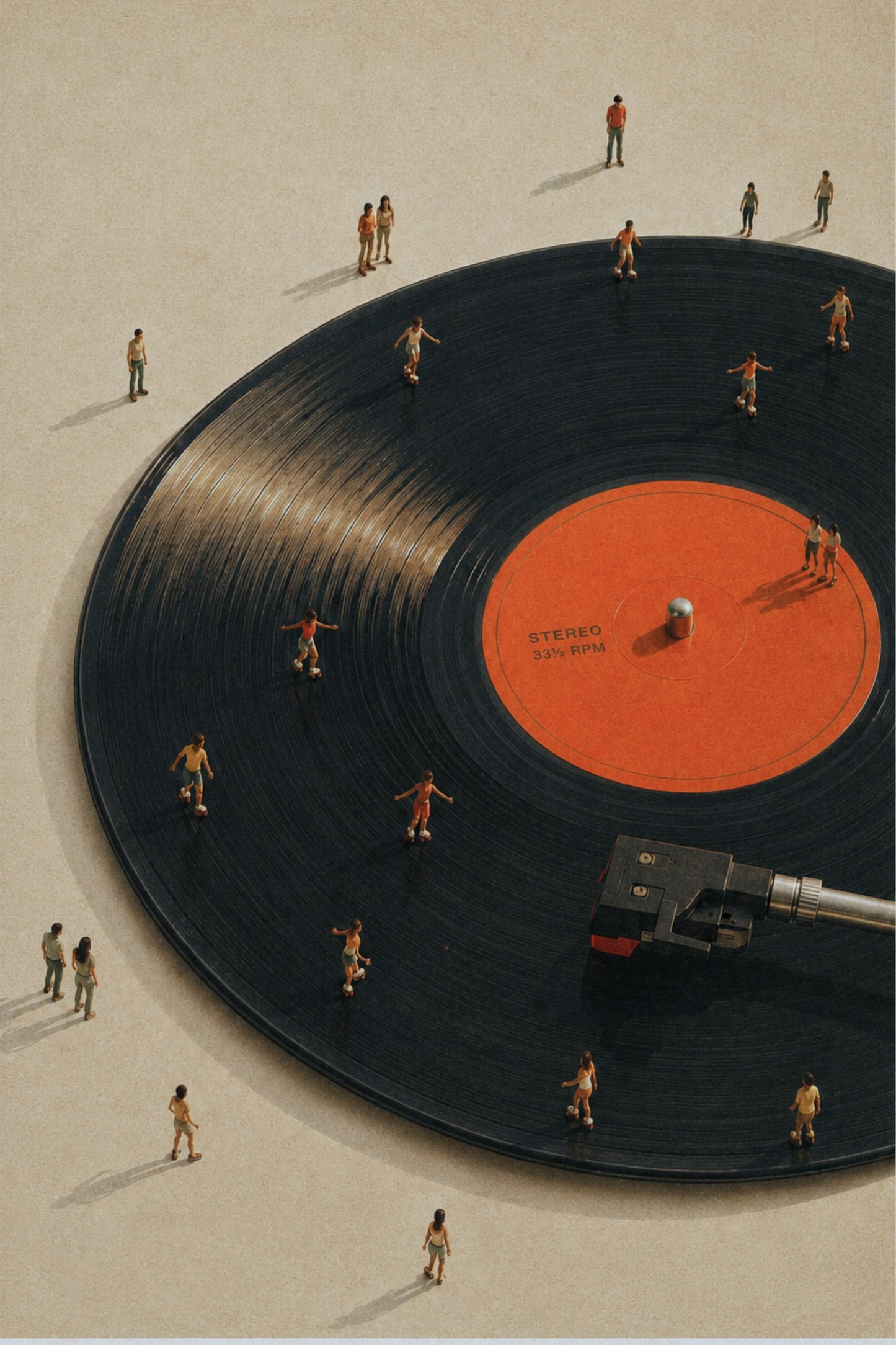 Vinyl vintage art print — Art Spectrum