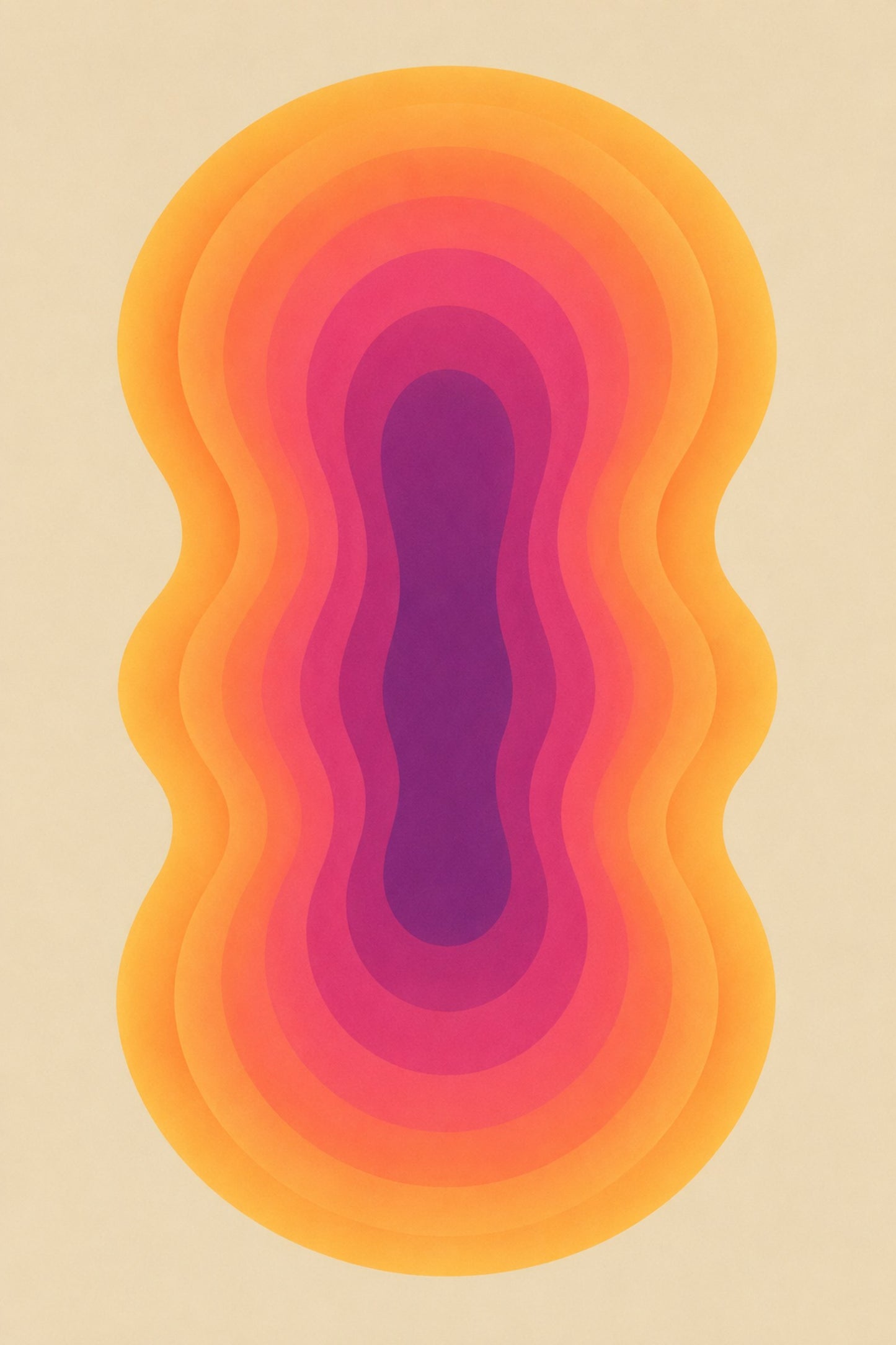 Vitality geometric abstract art print — Art Spectrum