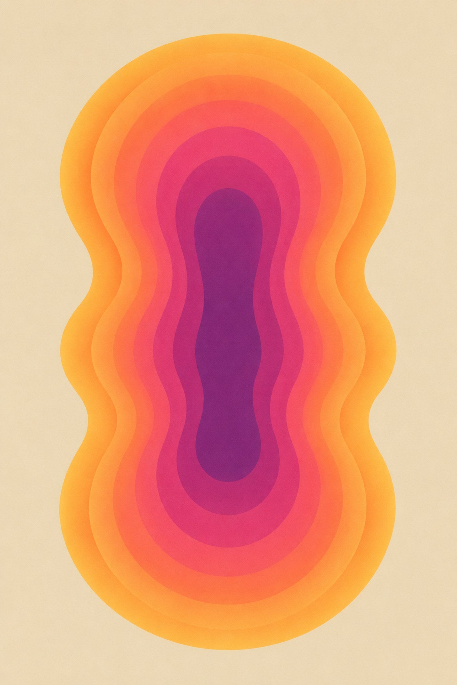 Vitality geometric abstract art print — Art Spectrum
