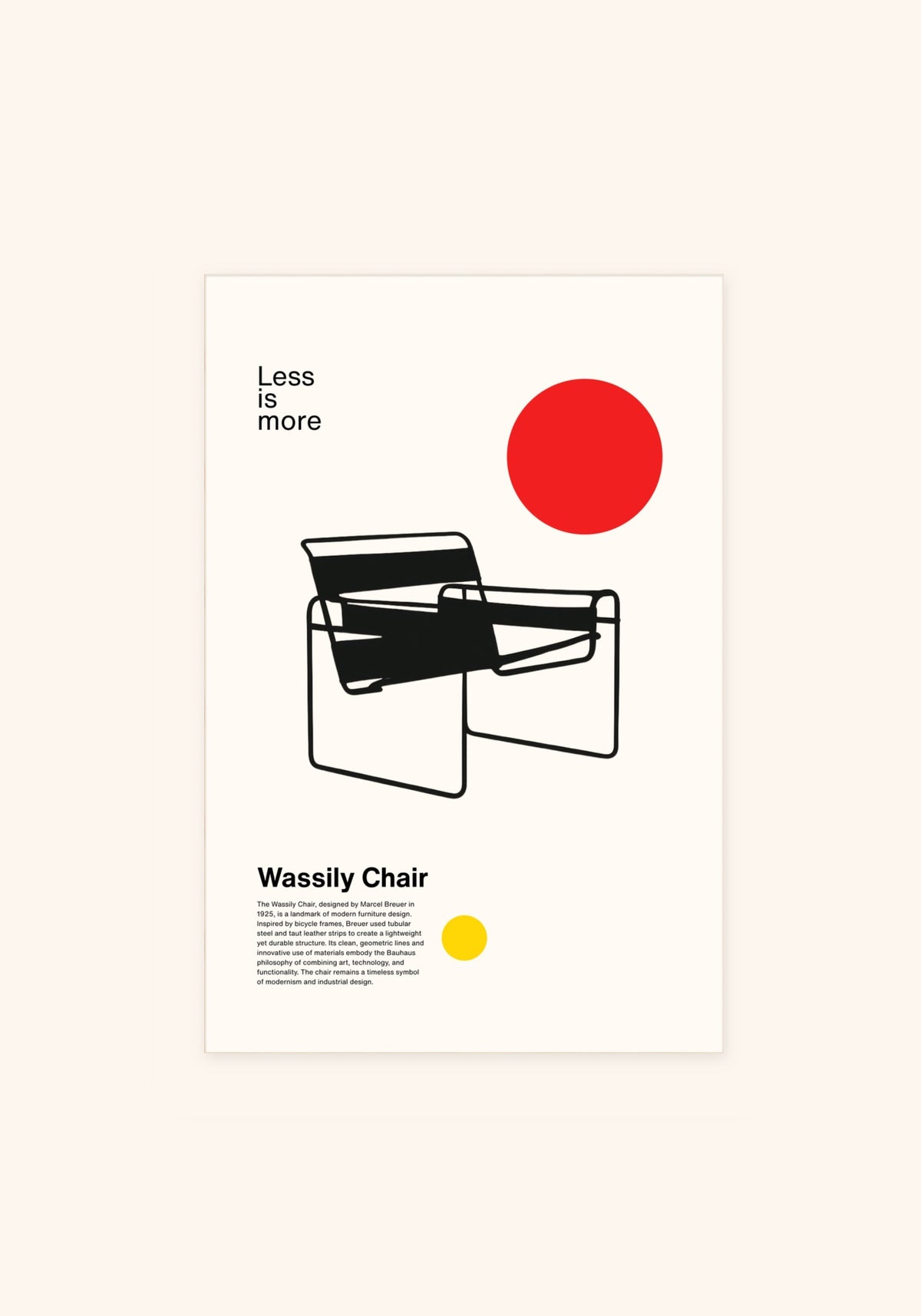 Wassily Chair art print, unframed — Art Spectrum