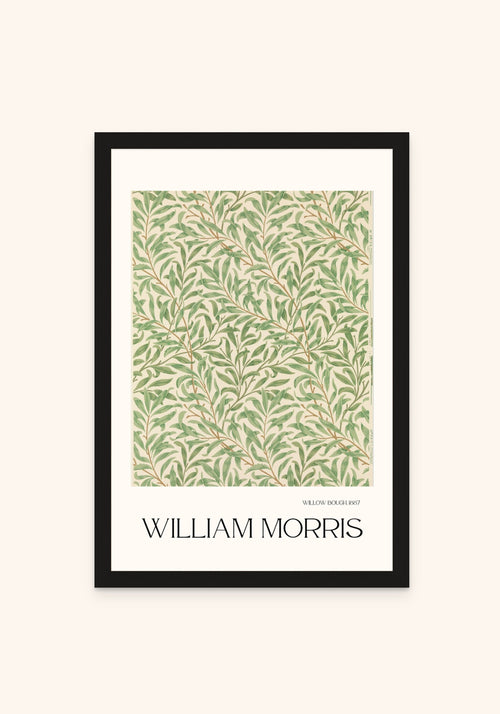 Willow Bough framed print in a black frame — Art Spectrum