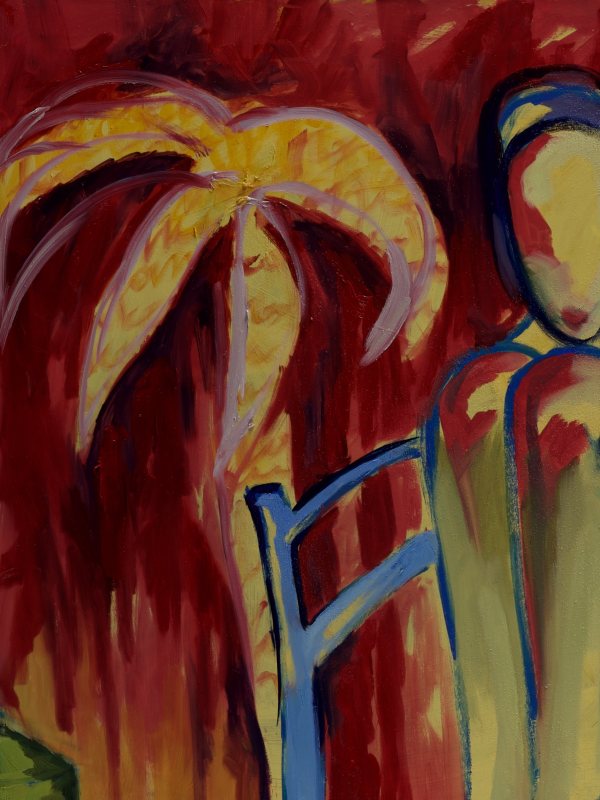 Palm Corner, a print by Havva Malyalizade