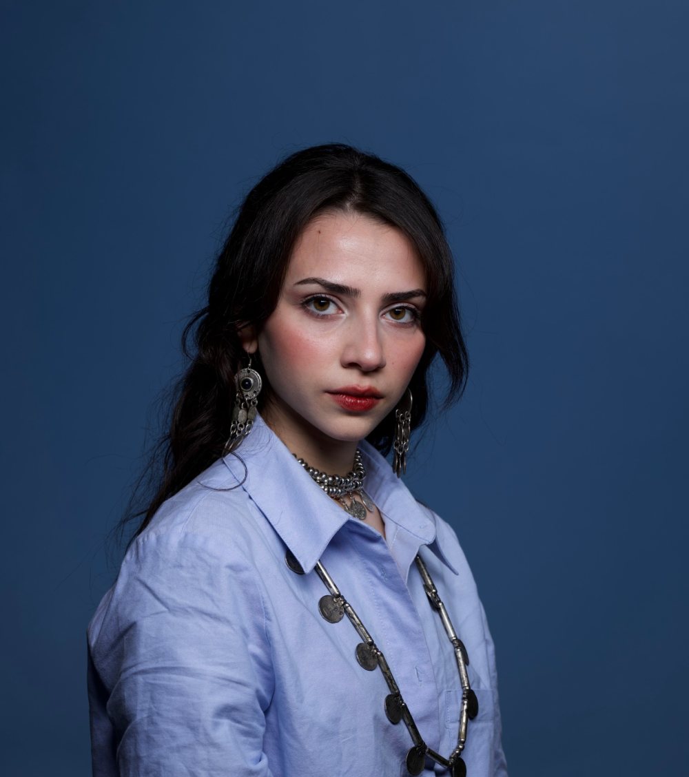 Portrait of the artist Havva Malyalizade